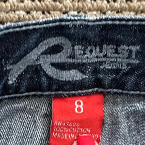 REQUEST Boys PREMIUM DENIM - 100% COTTON JEANS SZ 8 - Picture 5 of 5